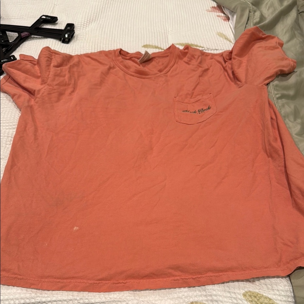 Comfort Colors Black Rock Apparel Men's light orange SS T-Shirt--2XL